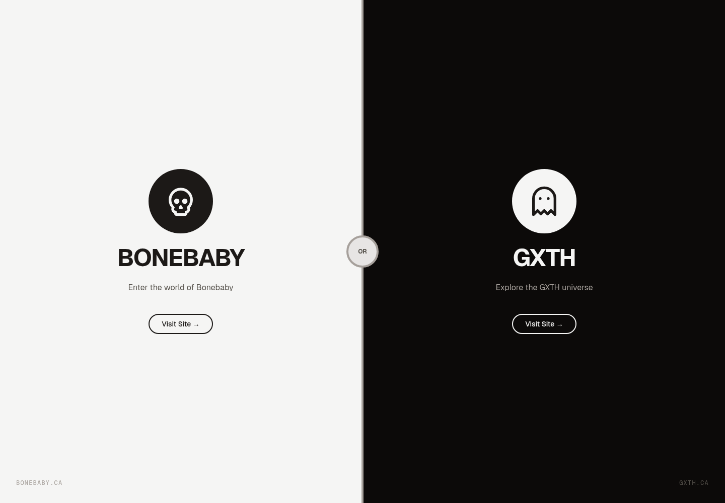 Screenshot preview of bonebabyx.com